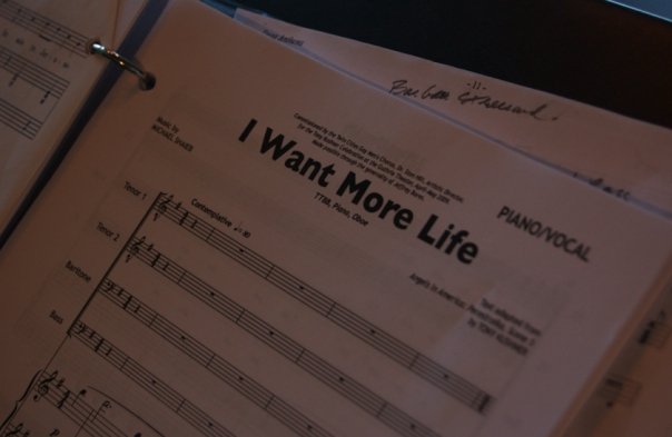 "I Want More Life" sheet music